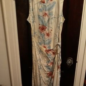 Sarong style Hawaiian dress